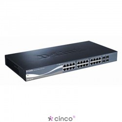 Switch D-Link, Gerenciável Web 24 Portas, DGS-1500-28/Z