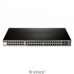 Switch D-Link SmartPro Gigabit 48 Portas, DGS-1500-52