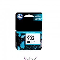 Cartucho de Tinta HP Officejet 932 Preto, CN057AL