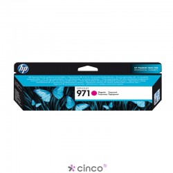 Cartucho de Tinta HP 971, Magenta, caixa com 1 unidade, CN623AM