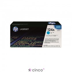 Cartucho toner para HP laserjet, Ciano, Caixa com 1 unidade, Q6001AB