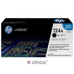 Cartucho toner para HP laserjet, Preto, Caixa com 1 unidade, Q6000AB