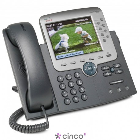 Telefonia IP Cisco, Gig Ethernet, Color, CP-7965G