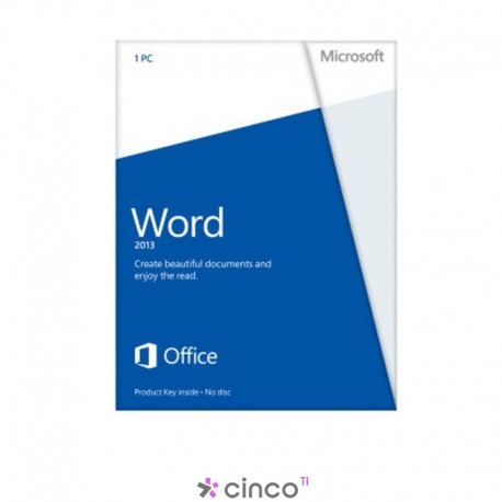 Licença Microsoft Word 2013, Individual, 059-08637