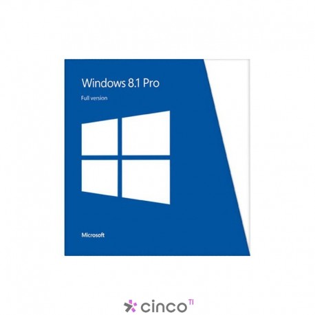 Sistema Operacional Windows 8.1 Pro 32 Bits, FQC-06989