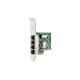 Adaptador de Rede Hp, PCI Express 2.0, 4 portas Gigabit Ethernet, 1 Gbps, 647594-B21