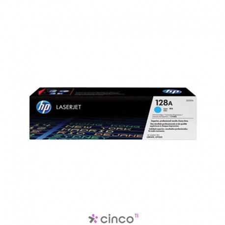 Cartucho toner para HP ciano 128A, Caixa com 1 unidade, CE321AB