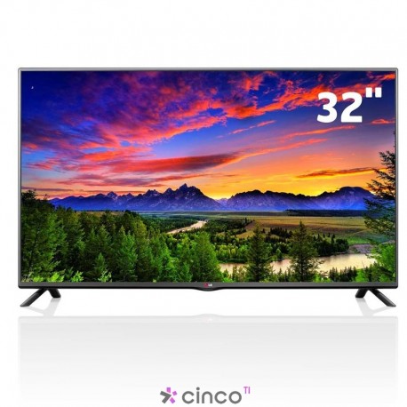 TV LED 32” HD LG 32LB550B com Conversor Digital, Painel IPS, Entradas HDMI e USB 32LB550B