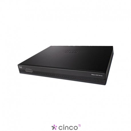 Roteador Cisco ISR4331/K9 - ISR 4331 (3GE,2NIM,1SM,4G FLASH,4G DRAM,IPB) ISR4331/K9