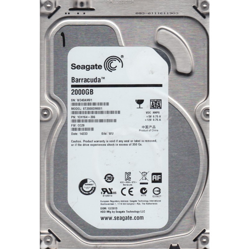 HD Interno Seagate Desktop HDD 2TB SATA 6 Gb/s ST2000DM001 - Cinco TI