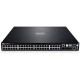  Dell Networking Switch N2048P L2 c/ 48x PoE + 2x 10GbE SFP+ e 2x portas Stacking (Empilhável até 12 unid.) 210-ADFB-110