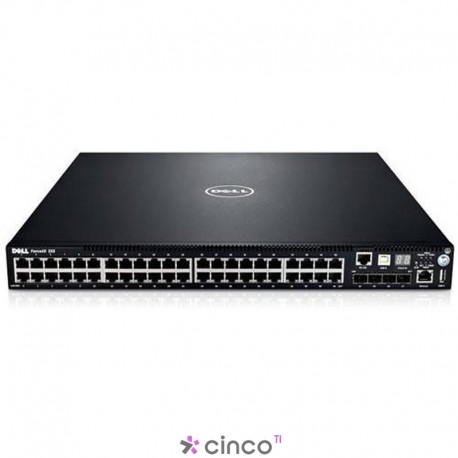  Dell Networking Switch N2048P L2 c/ 48x PoE + 2x 10GbE SFP+ e 2x portas Stacking (Empilhável até 12 unid.) 210-ADFB-110