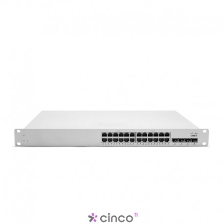 Cisco Meraki Cloud Managed Ethernet Aggregation Switch MS420-24 - switch - MS420-24HW