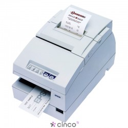 Impressora Fiscal Epson TM-H6000FBIII USB/Serial CMC-7 Cor Cinza Escuro C31C625A9341