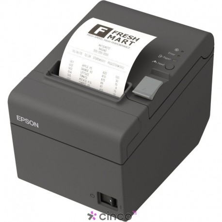 Impressora Não Fiscal Térmica TM-T20 Serial Cinza Escuro BRCB10082