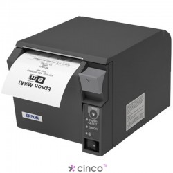 Impressora de Cupons Térmica Não Fiscal TM -T70II-104 USB+ Paralela Com Fontes PS-180 Cor EDG C31CD38104