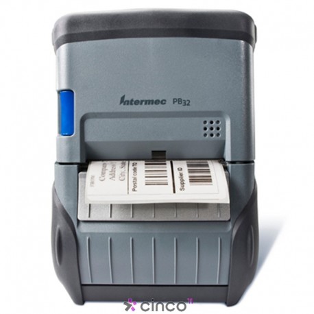 Impressora portátil de recibo e etiquetas térmicas Intermec PB32 PB32A10804000