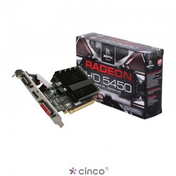 Placa de vídeo VGA XFX AMD ATI Radeon HD5450 1GB DDR3 64-Bit PCI-Express 2.1 x16 HD-545X-ZQH2