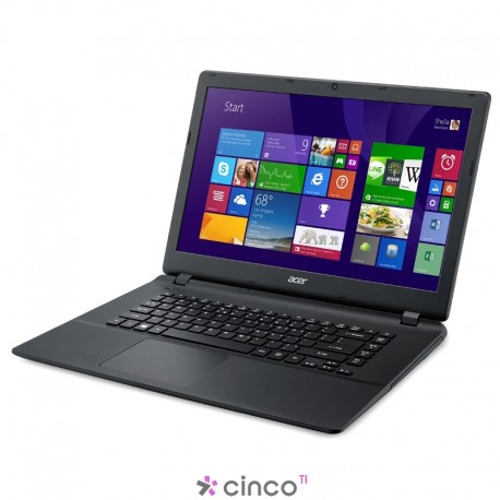 Notebook Acer 14in Corei3-4005U 4GB 500GB DVDRW W8.1 - Cor Preto NX.MU7AL.002