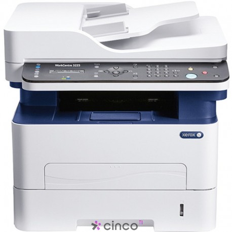 Impressora Xerox Multifuncional WorkCentre, Rede, WiFi, A4, Duplex 110V 3225DNIB