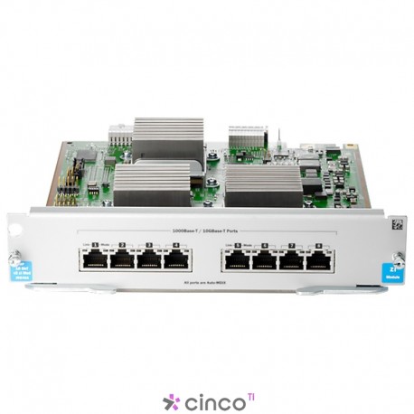 Switch Modular HP 10GBASE-T v2 zl de 8 portas J9546A