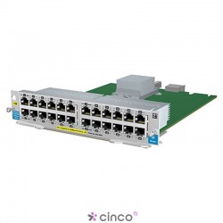 Switch Modular HP 24-portas 10/100 PoE+ zl Módulo J9478A