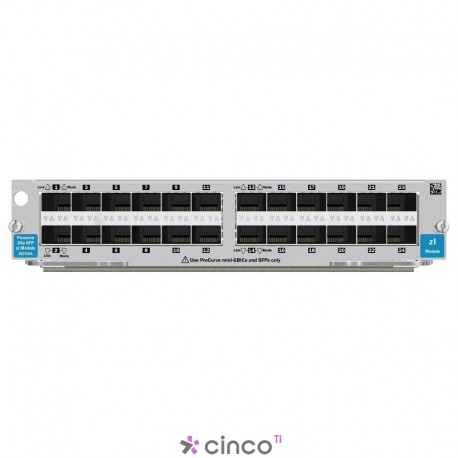 Switch Modular HP 24-portas Mini-GBIC zl Módulo J8706A