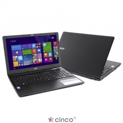 Notebook Acer E5-571 Intel® Core i5 (4210U), 4 GB RAM, HD 500 GB, 15,6”, Windows 8.1 NX.MQYAL.001