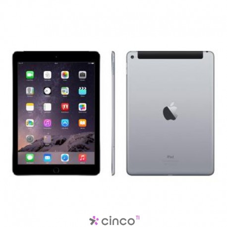 iPad Air 2 Apple Wi-Fi 4G 64Gb Cinza Espacial MGHX2BZ-A