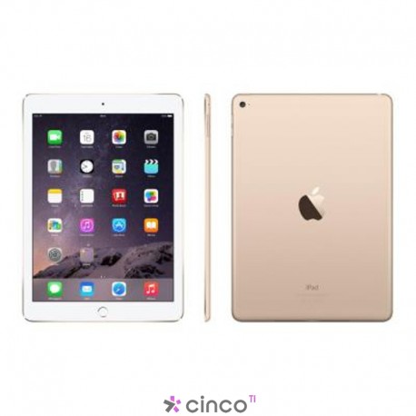 Tablet Apple iPad Air 2 16GB Wi-Fi Gold 9.7in Câmera iSight 8MP MH0W2BR-A