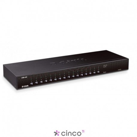 Switch D-Link KVM 16 portas e 4 cabos KVM-450/Z