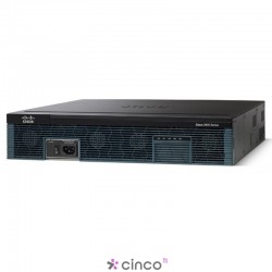 Roteador Cisco Modular com 3 Portas WAN Gigabit integradas + 1 SFP CISCO2951/K9