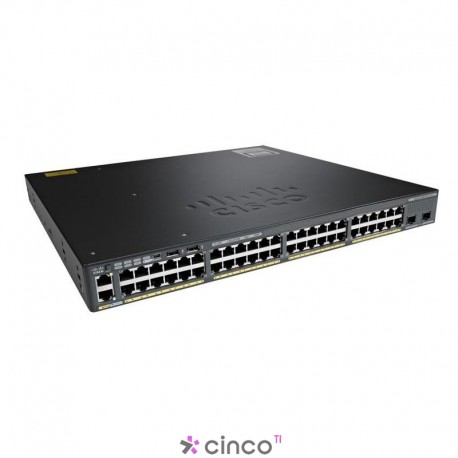 Cisco Catalyst 2960X-48TS-L - Switch - managed - 48 x 10/100/1000 + 4 x Gigabit SFP - desktop, rack-mountable