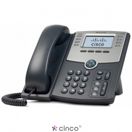 Telefone IP Cisco com Suporte a Quatro Linhas SPA508G
